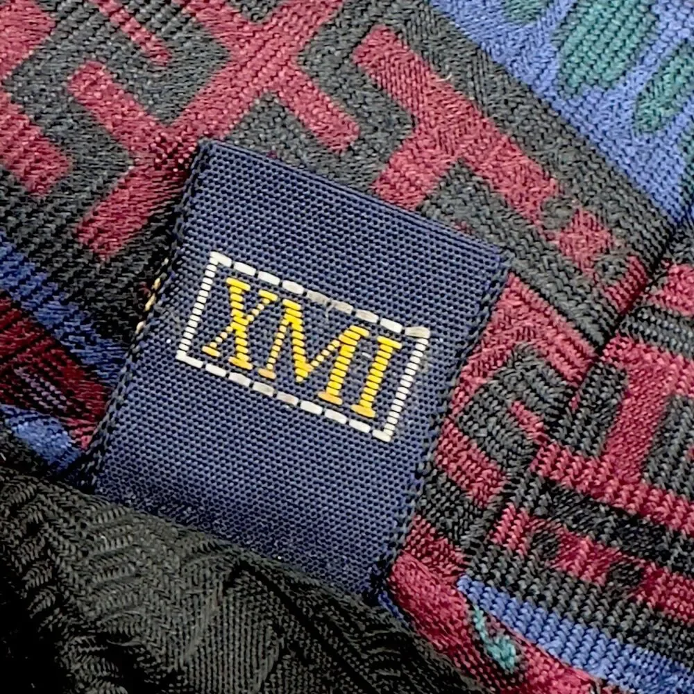 XMI for‎ Harolds Mens Silk Dress Tie Made in USA Geometric Design 58